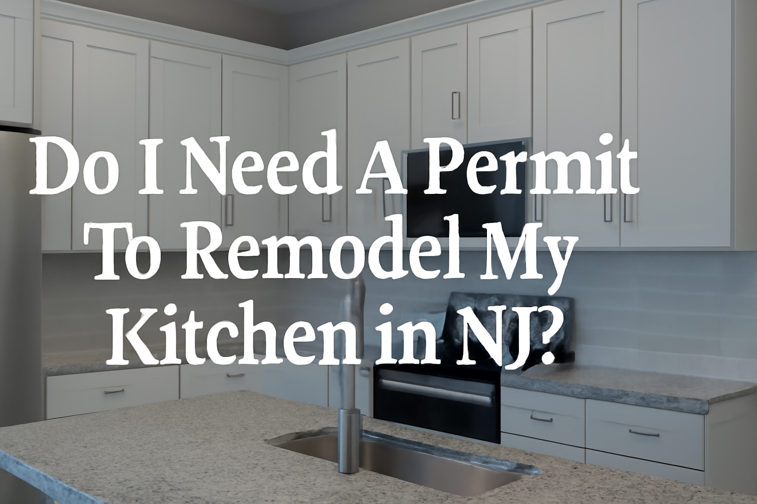 Do I Need A Permit To Remodel My Kitchen in NJ?